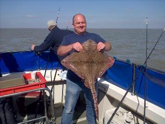 16 lb Thornback Ray by Rob Coleman