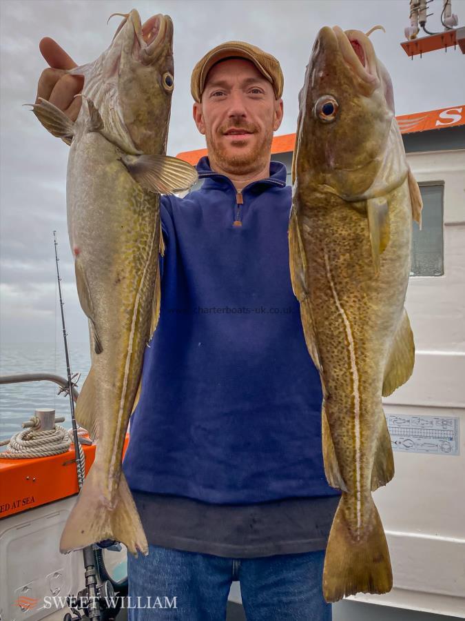 9 lb Cod by Bill Hedley