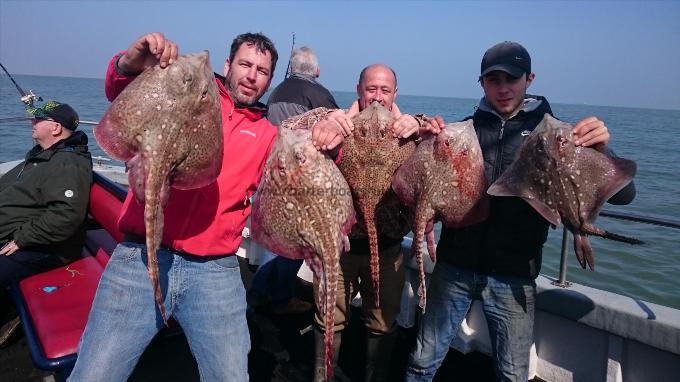 7 lb 4 oz Thornback Ray by Jason party