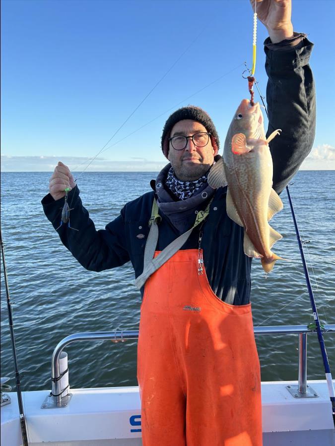 3 lb 2 oz Cod by Skipper.