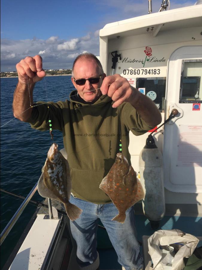 1 lb 6 oz Plaice by Steve B