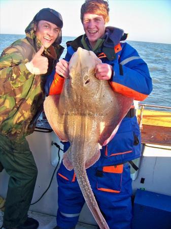 21 lb 4 oz Undulate Ray by lawrance is boy