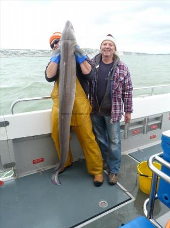 60 lb Conger Eel by Paul Hathaway