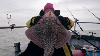 14 lb Thornback Ray by Rod from Kent