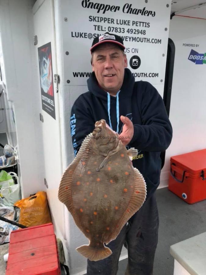 3 lb 15 oz Plaice by Simon