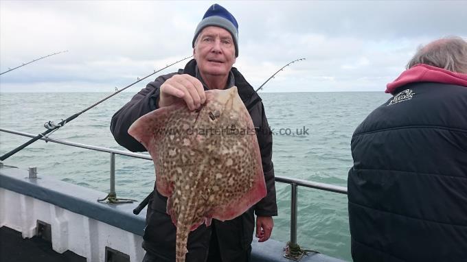 7 lb 3 oz Thornback Ray by John from Broadstairs