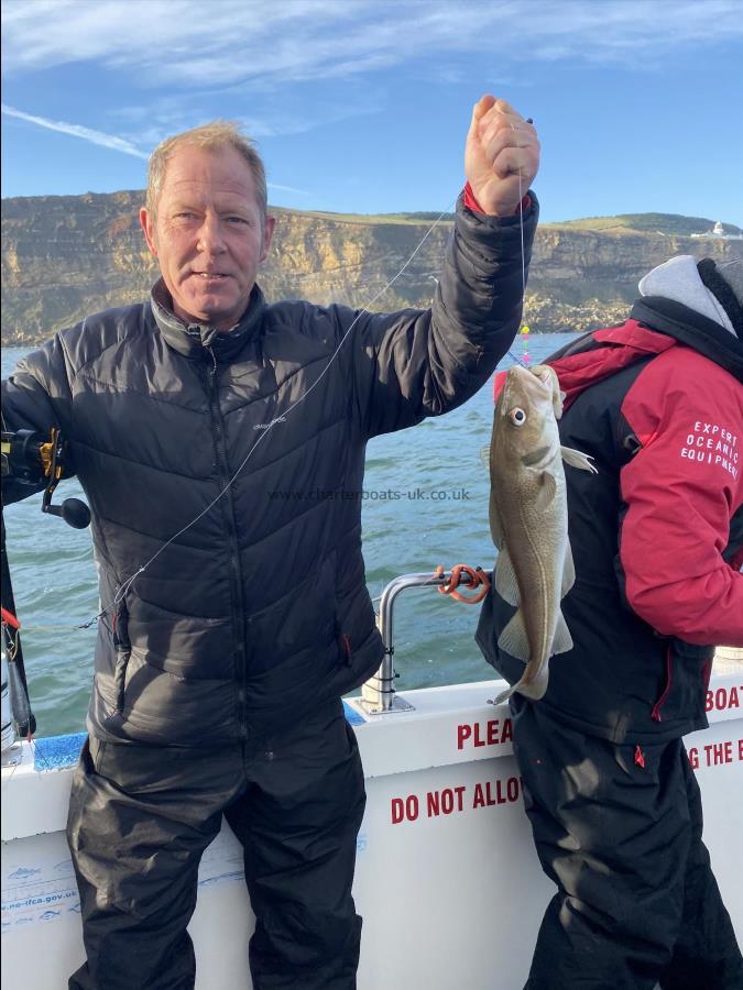 2 lb 6 oz Cod by Gareth.