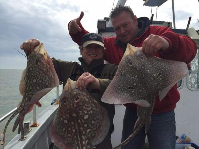 6 lb 5 oz Thornback Ray by Ian from southend