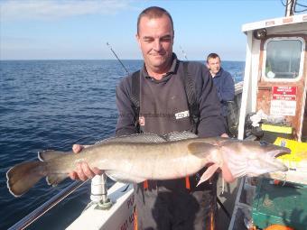 8 lb 8 oz Ling (Common) by Glen from Morcambe.