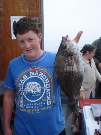 4 lb 2 oz Black Sea Bream by lad from hastings