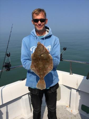 1 lb 10 oz Plaice by Graeme Galloway