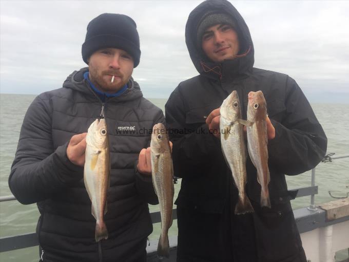 1 lb 5 oz Whiting by Kane and josh from Margate