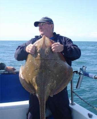 30 lb 3 oz Blonde Ray by Bernard Shirley