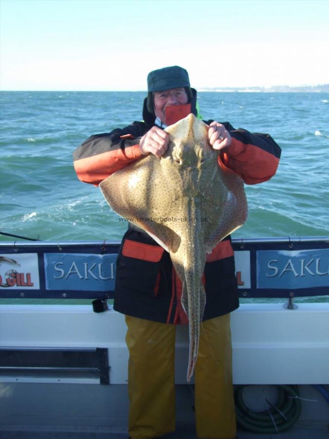 18 lb 8 oz Blonde Ray by John Hole