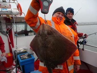 14 lb 11 oz Thornback Ray by Chris Roberts