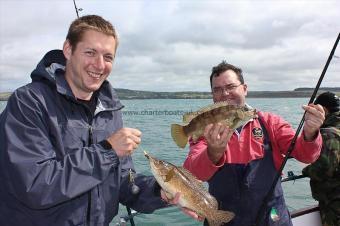 2 lb Ballan Wrasse by Matt & Paul