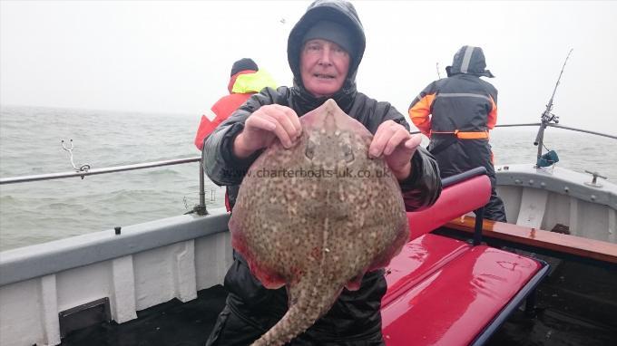 10 lb 6 oz Thornback Ray by John from Dumpton