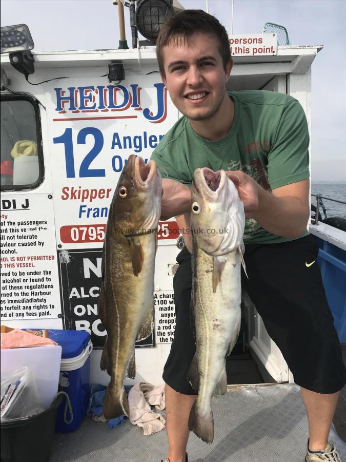 8 lb Cod by Mathew 2 of his cod 6/8/2018