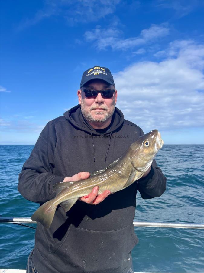 3 lb 8 oz Cod by Laurence Byrne