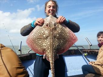 12 lb Thornback Ray by Girl power