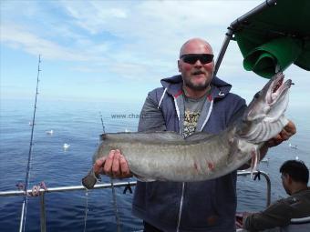 10 lb 10 oz Ling (Common) by John Ramster from Blackpool