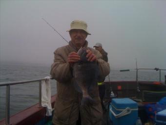 4 lb Black Sea Bream by Cyprus Pete from London.