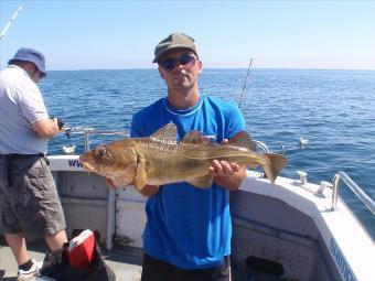 6 lb 4 oz Cod by Jamie Farrow from Chesterfield.