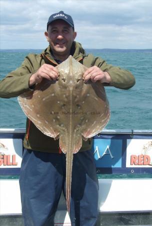9 lb 6 oz Small-Eyed Ray by Franco Scotto