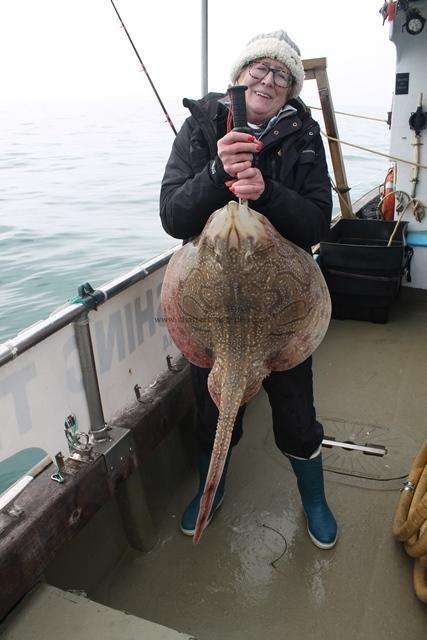 14 lb 14 oz Undulate Ray by Mrs Dee Weeding