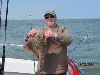 6 lb Thornback Ray by David Mingay