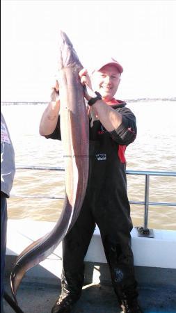 31 lb Conger Eel by Hairy harry