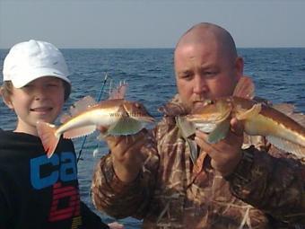 4 lb Tub Gurnard by happy young man !!!!