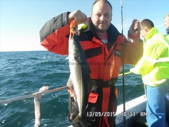 4 lb 8 oz Coalfish (Coley/Saithe) by Unknown Sunderland,