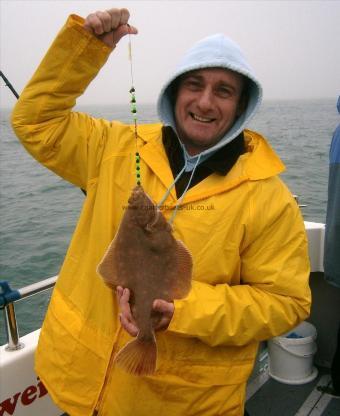 1 lb 3 oz Plaice by Chris Ogden