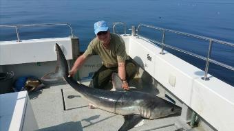 140 lb Porbeagle by Geoff Bardsley