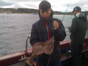 3 lb 8 oz Plaice by Tim Chen on his first ever Boat fishing trip.....
