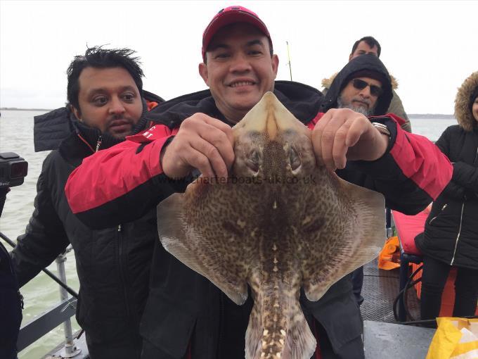 6 lb 5 oz Thornback Ray by Unknown