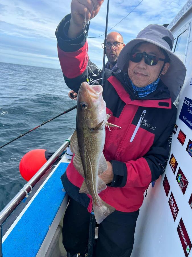 3 lb 6 oz Cod by Henry.