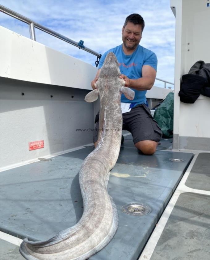 55 lb Conger Eel by Unknown