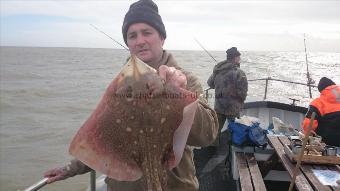 8 lb 2 oz Thornback Ray by Wayne from dover