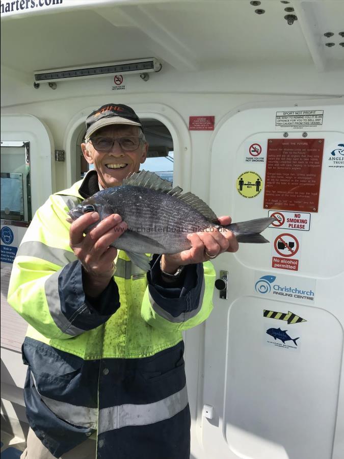 2 lb 7 oz Black Sea Bream by Ian with his best bream of today