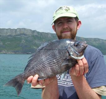 3 lb 2 oz Black Sea Bream by Jon Trevett