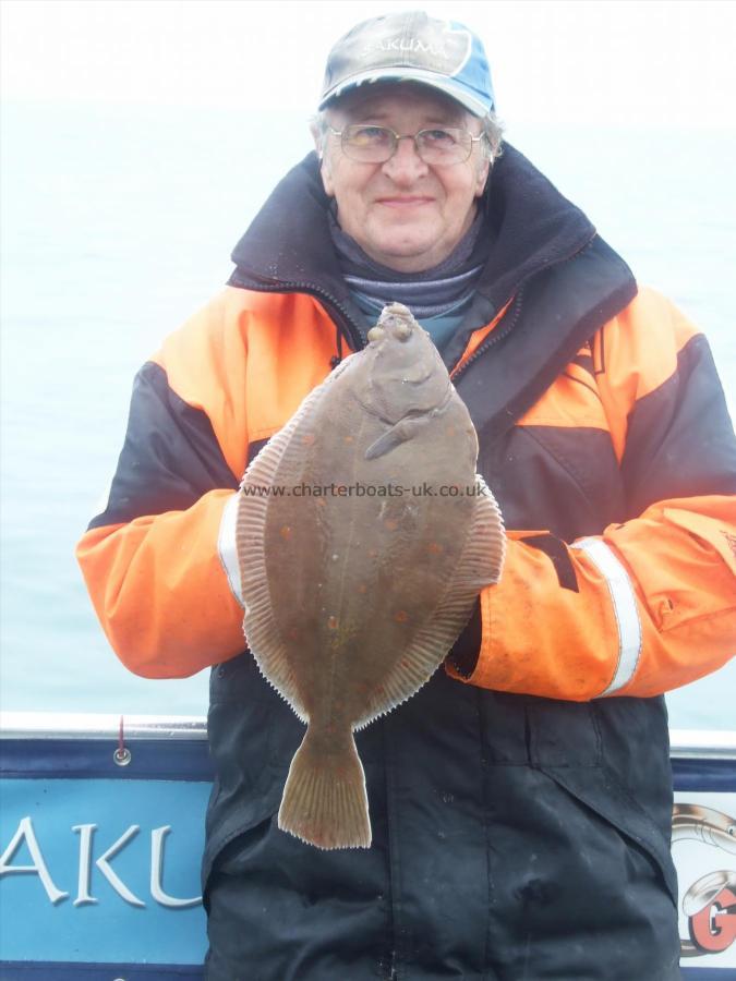 3 lb 4 oz Plaice by Andy Collings