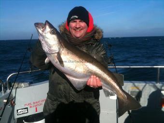 13 lb Pollock by Geof Richardson