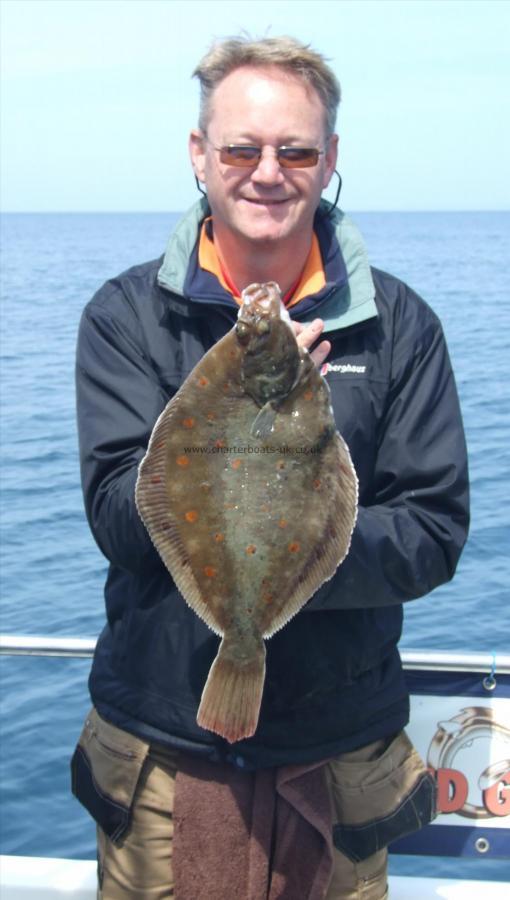 3 lb 10 oz Plaice by Jon Haylett