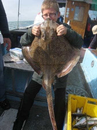 12 lb 8 oz Undulate Ray by Denny