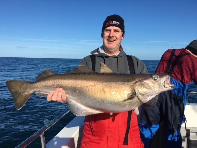 18 lb Pollock by Peter Brunton