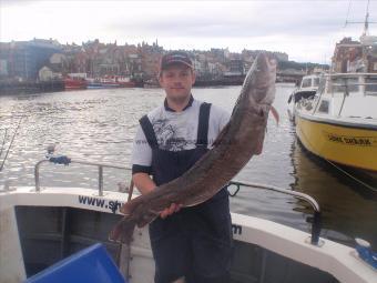18 lb 12 oz Ling by Ben Laws from Whitby.