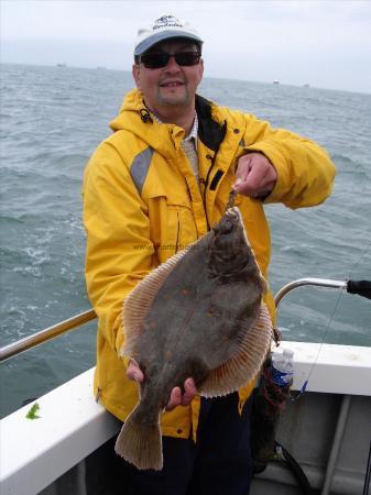 3 lb 1 oz Plaice by Rob Green