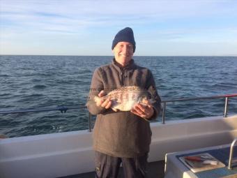 2 lb 13 oz Black Sea Bream by Steve